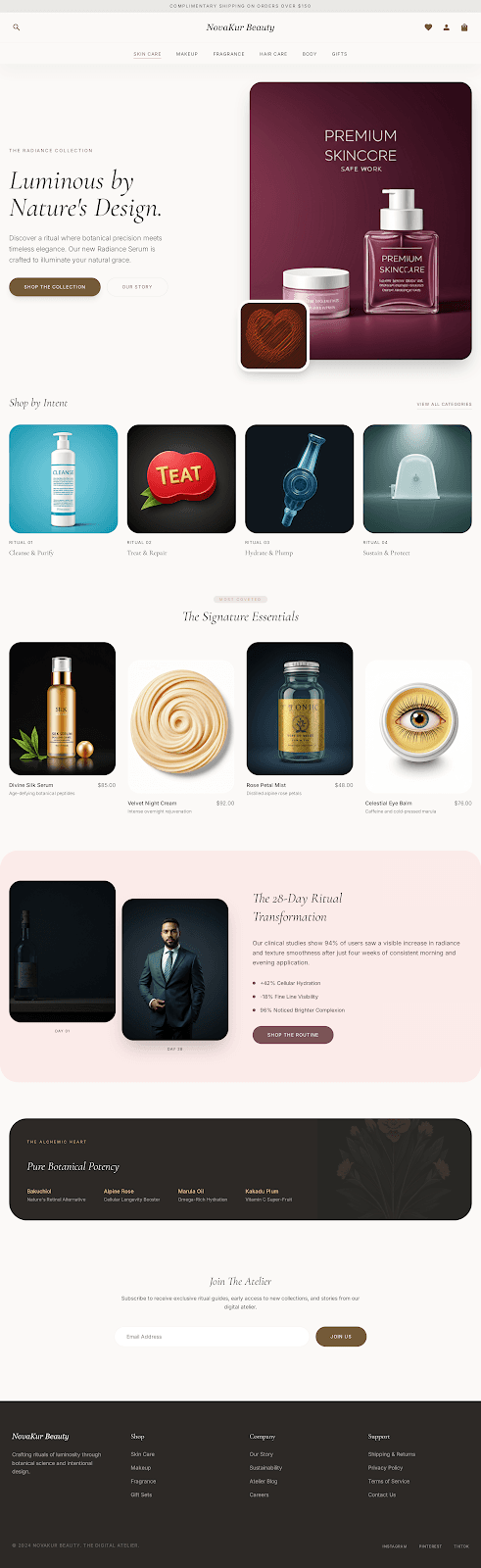 NovaKur Beauty & Cosmetics Theme